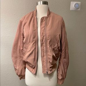 H&M Blush Bomber Jacket